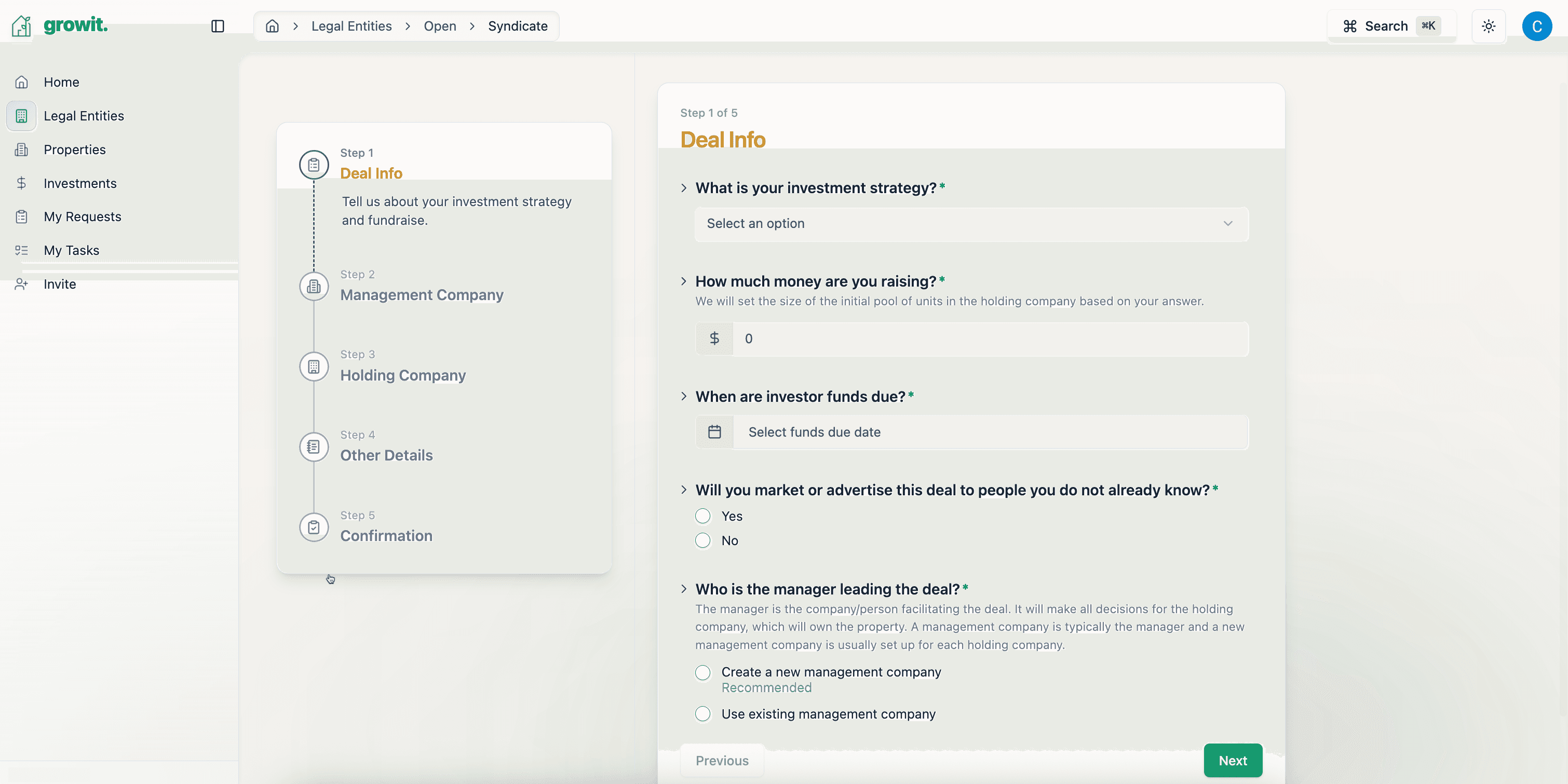 Syndicate Flow Screenshot - Light Mode